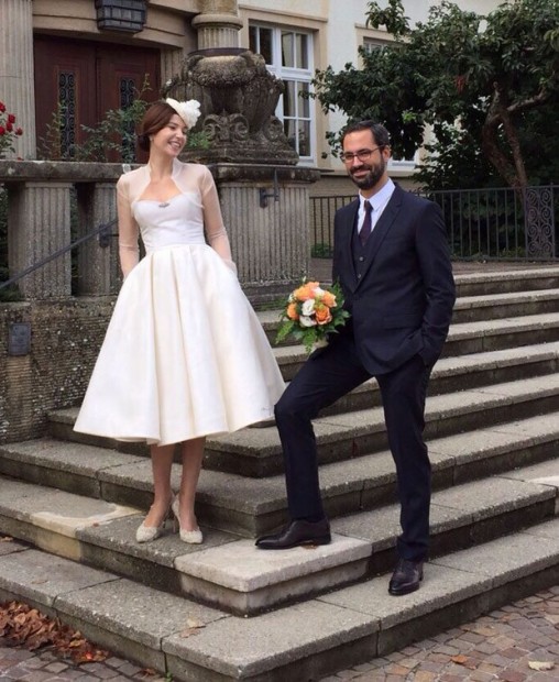 Selma Ergeç ile Can Öz, Almanya’da Evlendi