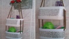 Çamaşır Suyu Kutusundan Banyo Askılıgı Yapımı Resimli Anlatım