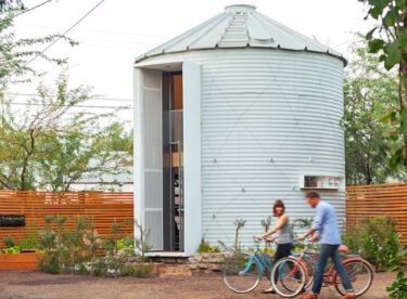 Bu 30 m2’lik Harika Ev Bir Tahıl Silosundan Dönüştürülmüş