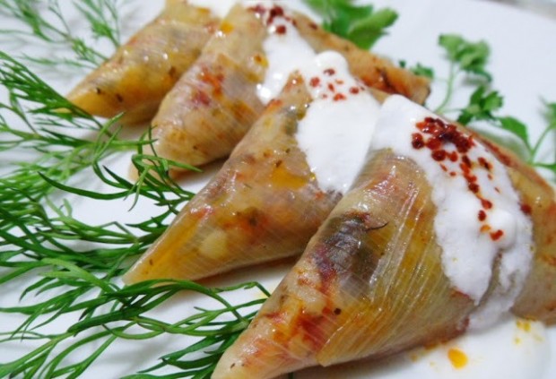 Zeytinyağlı Pırasa Dolması