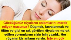 Gördüğünüz Rüyaların Anlamını Merak Ediyor musunuz?