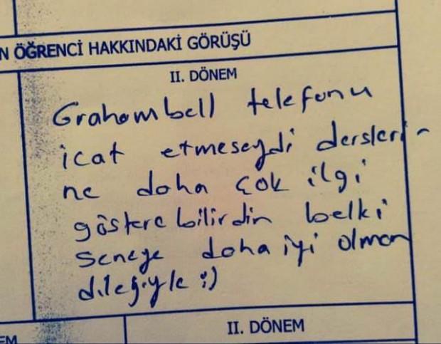 Sosyal medya bu karneleri konuşuyor!