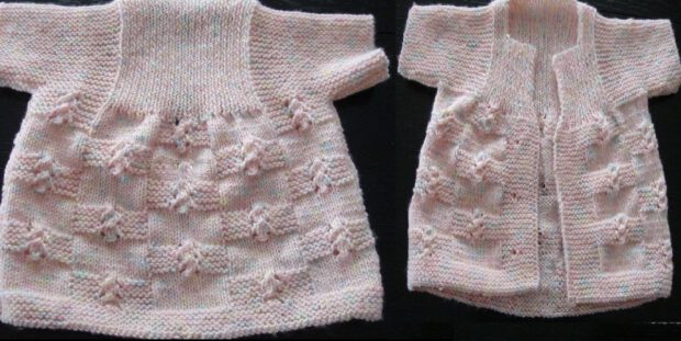 Tek Parça Kız Bebek Yeleği – Resimli Anlatım