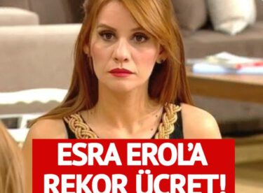 Esra Erol makarna reklamından 3 milyon TL aldı