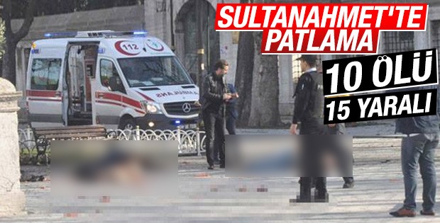 SON DAKİKA: Sultanahmet Meydanı’nda patlama