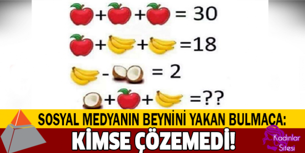 Meyve Bulmacası Cevabı