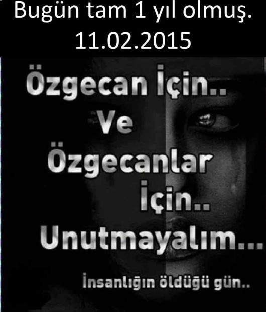 Özgecan Aslan Cinayetinin Üzerinden 1 Yıl Geçti