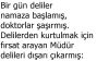 Bugün şeytan taşlama günü