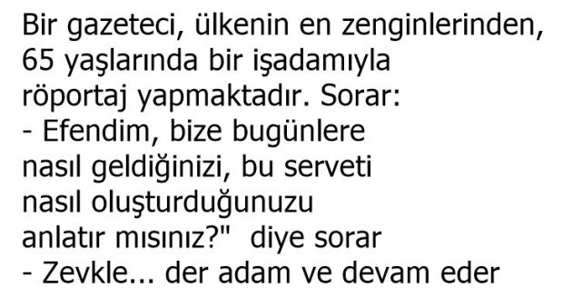 Zengin Olmanın Sırrı