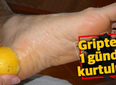 Gripten 1 günde kurtulun.Bu karışımı yapın mucizeye tanık olun.