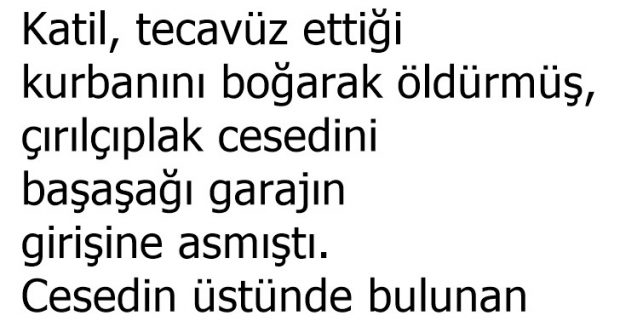 DNA Testi Katili Ele Verdi