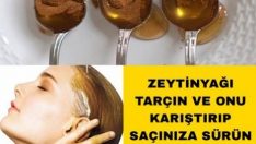 Zeytinyağı, tarçın ve onu karıştırıp saçınıza sürerseniz..