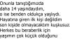 Henüz 14 Yaşındaydım Onunla Tanıştığımda