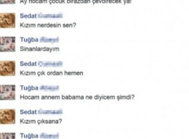 Liseli Kızdan Öğretmenine Saygısızca Mesajlar