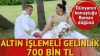 Sosyal medyayı sallayan Roman düğünü,üzerindeki gelinlik 680 bin tl