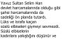 Anana takacak ziynet bırakmamışsın
