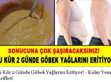 Bu Kür 2 Günde Göbek Yağlarını Eritiyor!