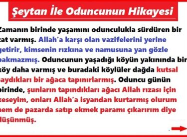 İşte Şeytan İle Oduncunun Hikayesi