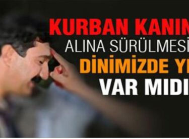 Diyanet: Kurban kanı alına sürülür mü sürülmez mi? açıklama yaptı!!