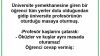 Öğrenciden Profesöre Kapak Üzerine Kapak