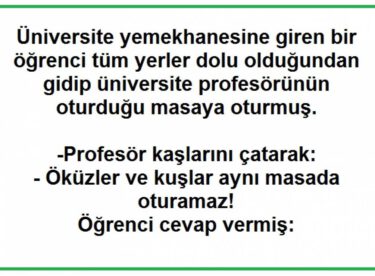 Öğrenciden Profesöre Kapak Üzerine Kapak