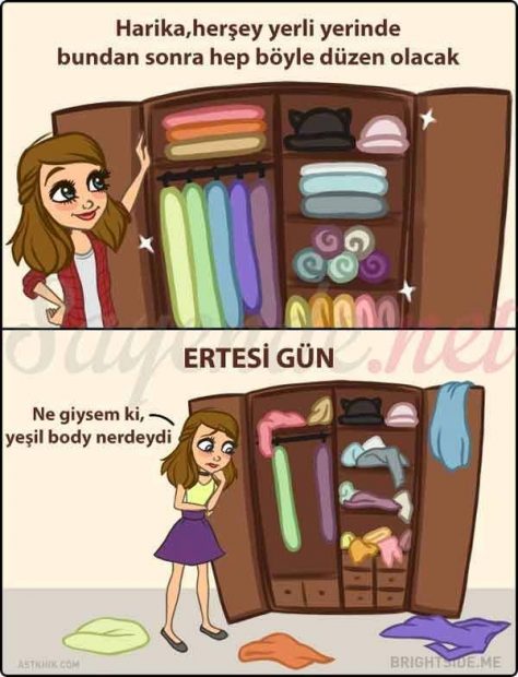Her kadının kendinden bir şeyler bulacağı 10 çizim