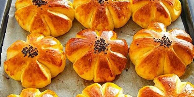 Değirmen Şekilli Poğaça Tarifi