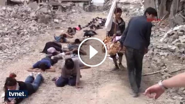 Nusaybin’de 42 teröristin teslim olma anı!