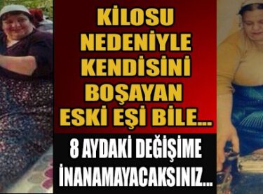 Boşandığı kocasına inat 8 ayda 65 kilo verdi