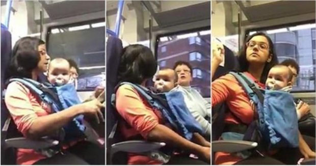 Çocuklu Anne Trende Boş Koltuğa Oturdu – Yanındaki Yaşlı Kadın İse Bakın Buna Nasıl Tepki Verdi