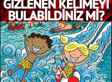 Resme gizlenmiş altı kelimeyi bulabiliyor musunuz?