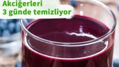 Akciğerleri 3 günde temizliyor!