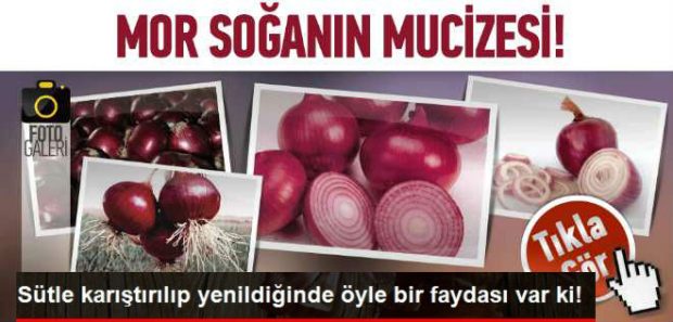 Mor Soğan ve Süt Karışımı Mucizesi