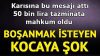 Karısına attığı bu mesaj başını yaktı