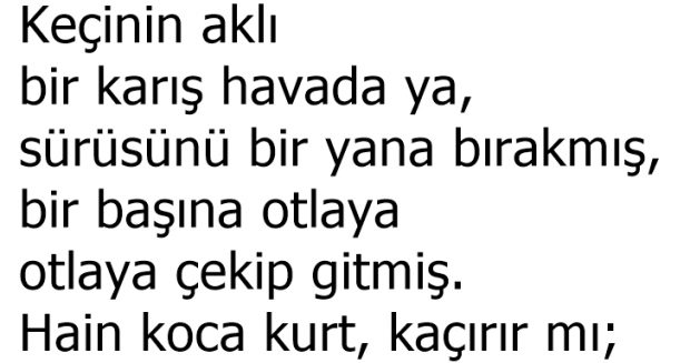 Kurt ve Keçi