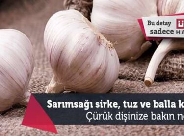 Sarımsağı sirke, tuz ve balla karıştırın! Bakın ne oluyor.