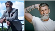 Dede Yaşındaki Adam Sakal Bıraktıktan Sonra Model Oldu