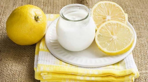 Göbek eriten limonlu yoğurt kürü