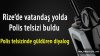 Vatandaş yolda polis telsizi bulunca…