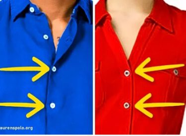 Kadın ve Erkek Gömleklerinin Düğmeleri Farklı Yerlerde, Peki Ama Neden?