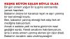 KEŞKE BÜTÜN EŞLER BÖYLE OLSA