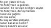 Derviş Tarafından Kanadı Kırılmış Kuş Hikayesi