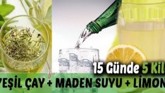 Yeşil Çay Limon Soda İle Zayıflama Kürü