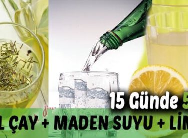 Yeşil Çay Limon Soda İle Zayıflama Kürü