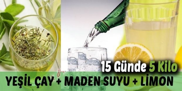 Yeşil Çay Limon Soda İle Zayıflama Kürü