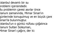 Mimar Sinan ve Su
