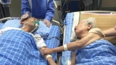Son isteği 66 yıllık eşinin ellerini tutabilmekti