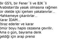 Fenerbahçeliyi sırtıma bağlayın