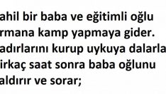 Cahil baba ve Eğitimli oğlu