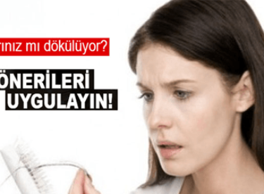 Dökülen saçların yeniden çıkması için…